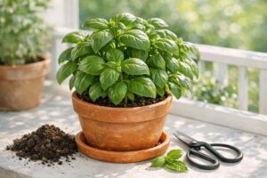 Basilico in vaso, i 7 accorgimenti decisivi per farlo durare tutta la stagione