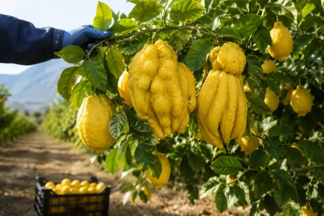 Limoneto con frutti dalle forme insolite