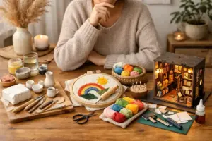 Argilla, punch needle o book nook? Guida pratica a scegliere l’attività creativa giusta in base a tempo, budget e temperamento
