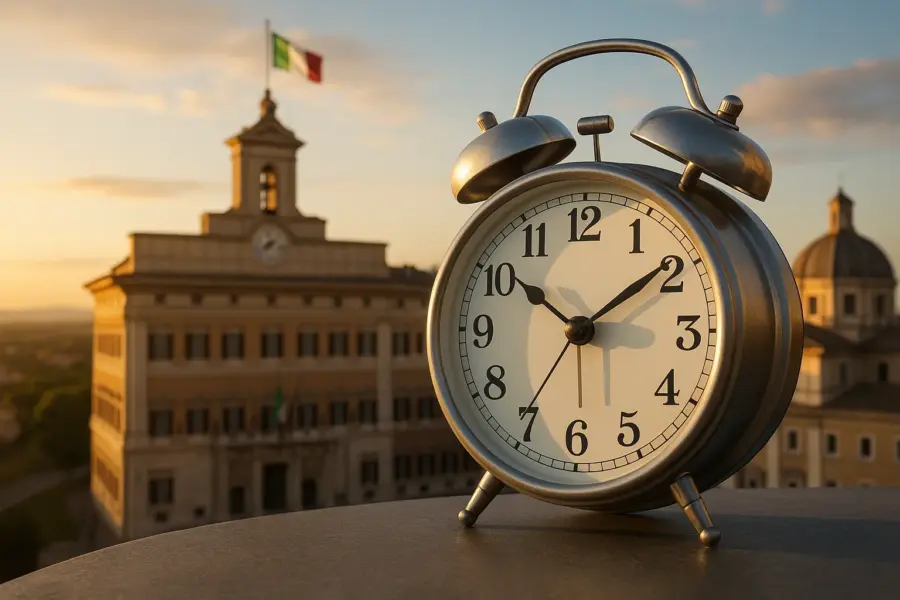 Ora legale permanente: le tre ipotesi dell'indagine parlamentare italiana per abolire il cambio stagionale
