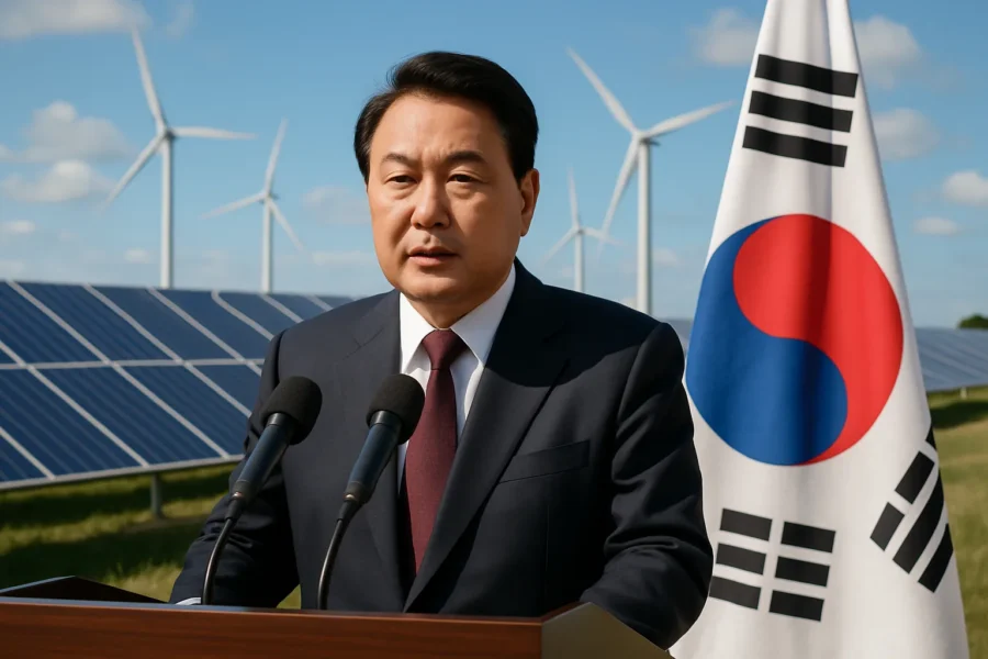 Piano Corea del Sud: 747 miliardi di dollari per rinnovabili e industria verde