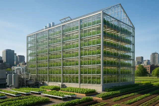 Montréal: la serra sul tetto più grande del mondo produce oltre 44 tonnellate di cibo al mese in città