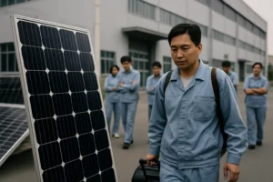 Crisi di sovraccapacità nel solare cinese: licenziamenti nei colossi del fotovoltaico