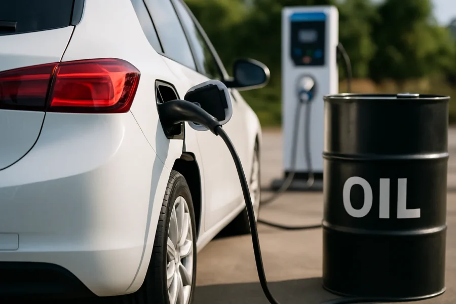 Auto elettrica fa risparmiare 20 miliardi di dollari in sei mesi: lo studio Ember sulla riduzione delle importazioni di